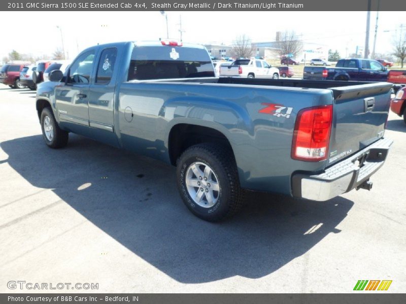 Stealth Gray Metallic / Dark Titanium/Light Titanium 2011 GMC Sierra 1500 SLE Extended Cab 4x4