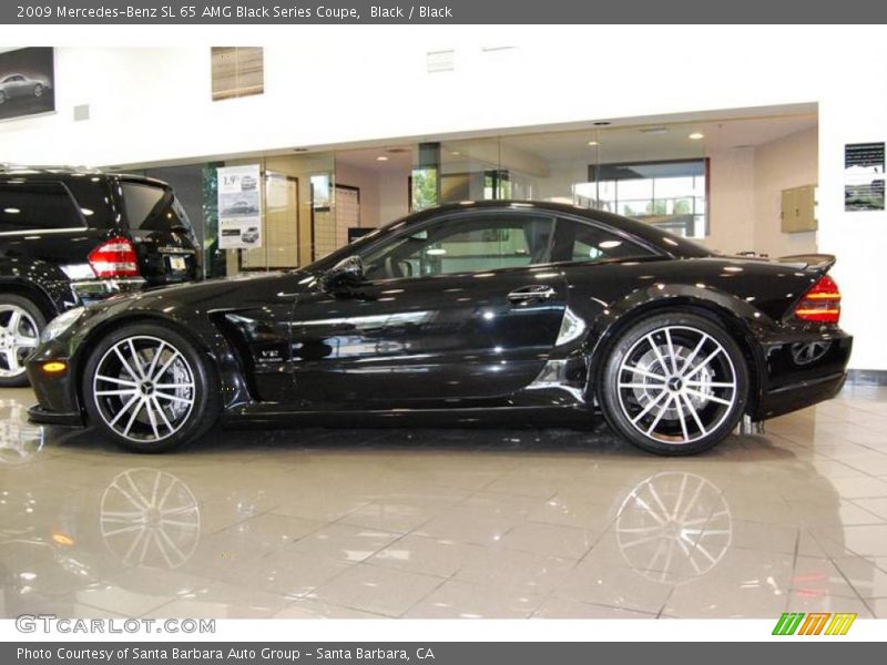 Black / Black 2009 Mercedes-Benz SL 65 AMG Black Series Coupe