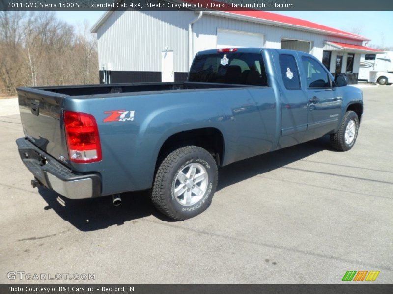 Stealth Gray Metallic / Dark Titanium/Light Titanium 2011 GMC Sierra 1500 SLE Extended Cab 4x4