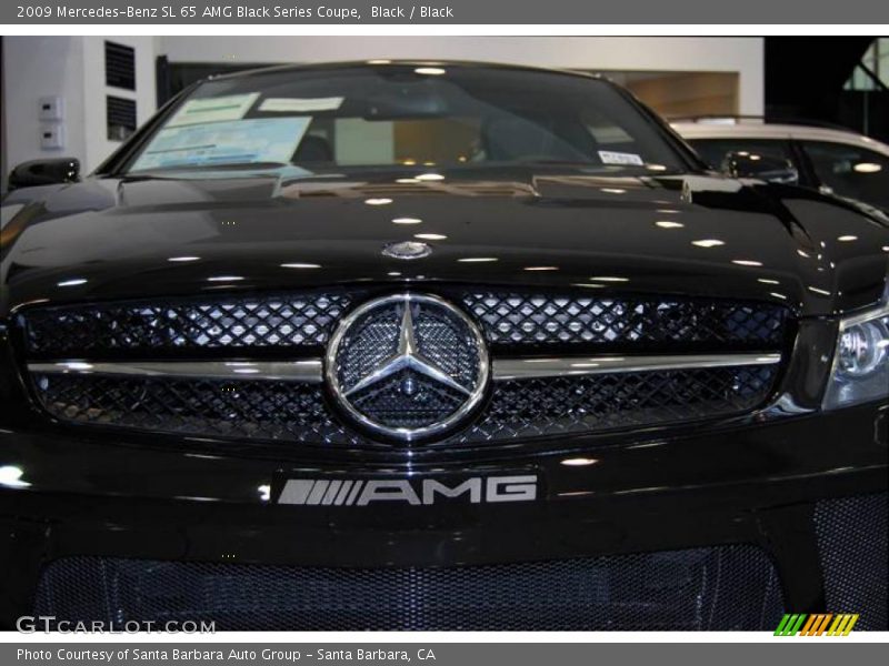 Black / Black 2009 Mercedes-Benz SL 65 AMG Black Series Coupe