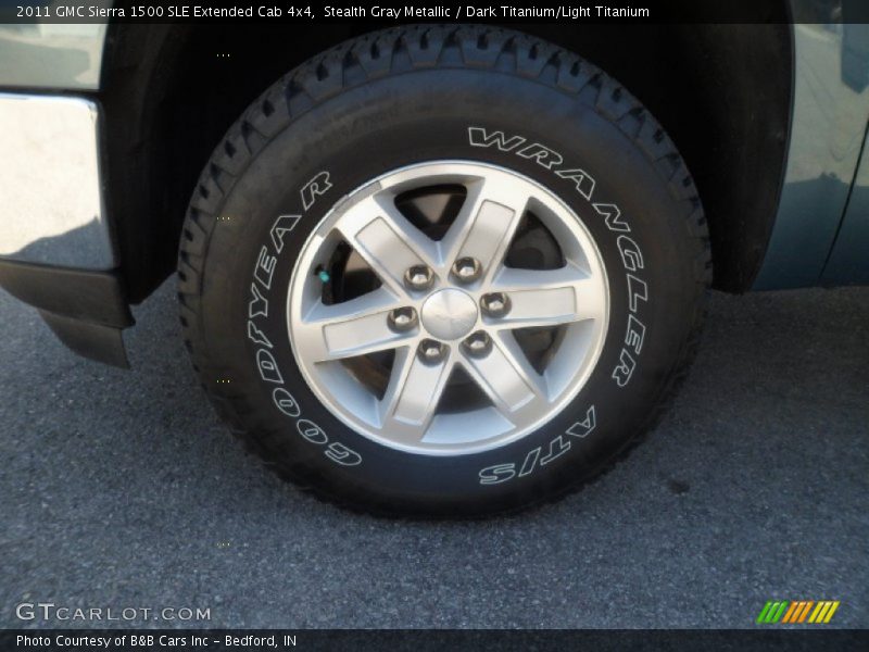 Stealth Gray Metallic / Dark Titanium/Light Titanium 2011 GMC Sierra 1500 SLE Extended Cab 4x4