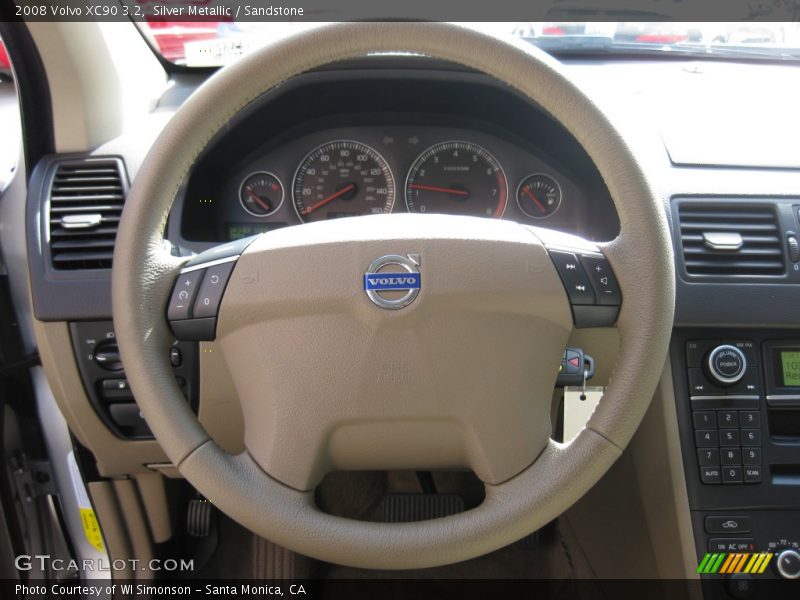 Silver Metallic / Sandstone 2008 Volvo XC90 3.2
