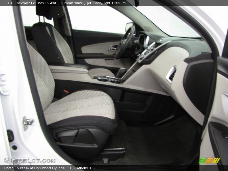 Summit White / Jet Black/Light Titanium 2010 Chevrolet Equinox LS AWD