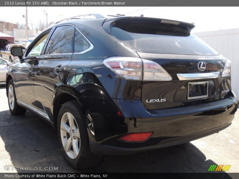 Obsidian Black / Parchment/Brown Walnut 2010 Lexus RX 350 AWD