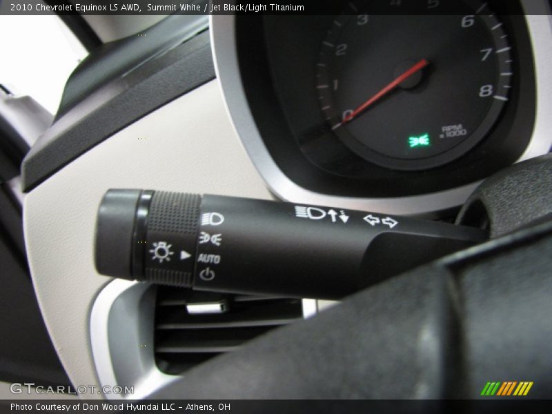 Summit White / Jet Black/Light Titanium 2010 Chevrolet Equinox LS AWD