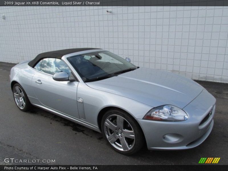 Front 3/4 View of 2009 XK XK8 Convertible
