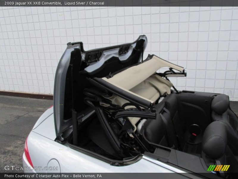 Liquid Silver / Charcoal 2009 Jaguar XK XK8 Convertible