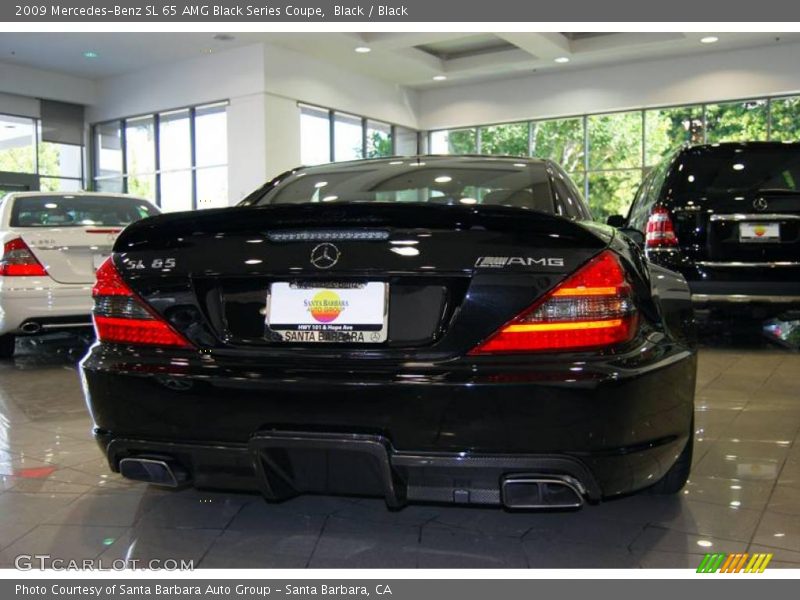 Black / Black 2009 Mercedes-Benz SL 65 AMG Black Series Coupe