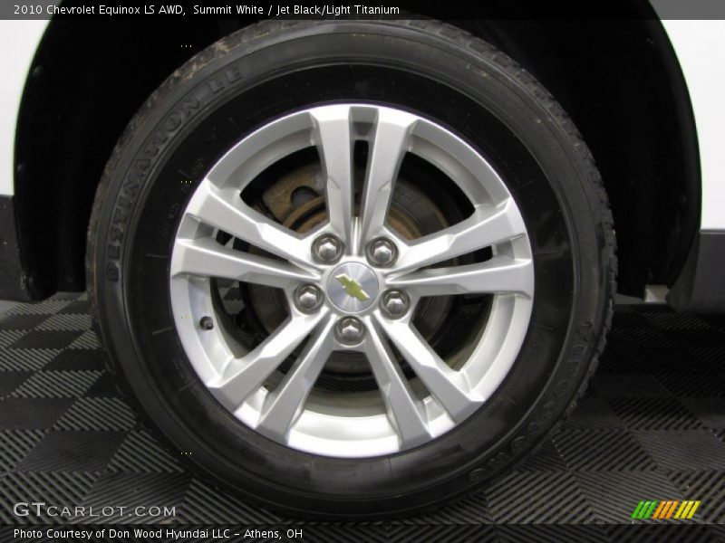 Summit White / Jet Black/Light Titanium 2010 Chevrolet Equinox LS AWD
