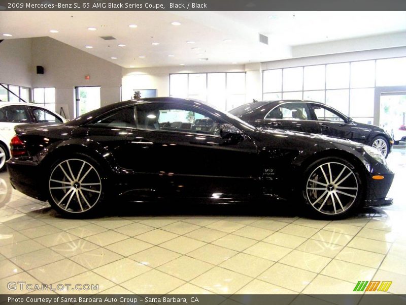 Black / Black 2009 Mercedes-Benz SL 65 AMG Black Series Coupe