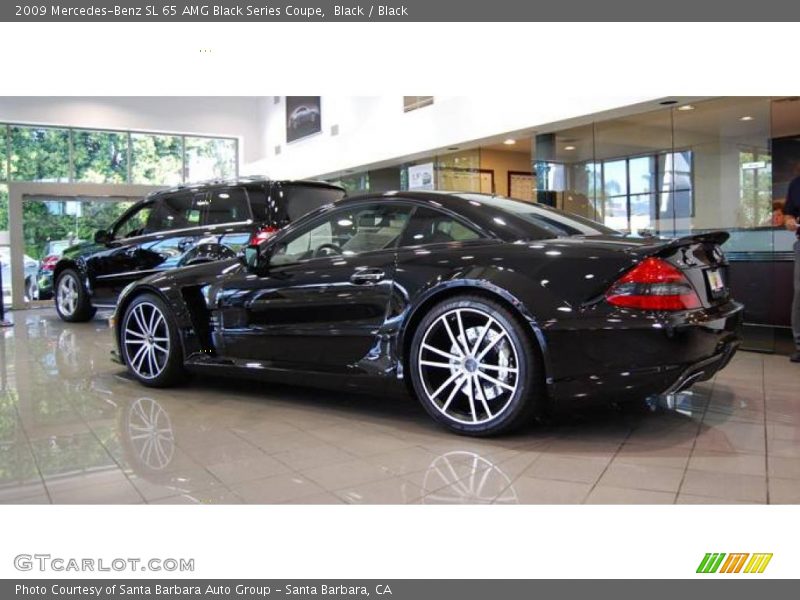 Black / Black 2009 Mercedes-Benz SL 65 AMG Black Series Coupe