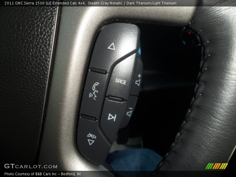 Stealth Gray Metallic / Dark Titanium/Light Titanium 2011 GMC Sierra 1500 SLE Extended Cab 4x4