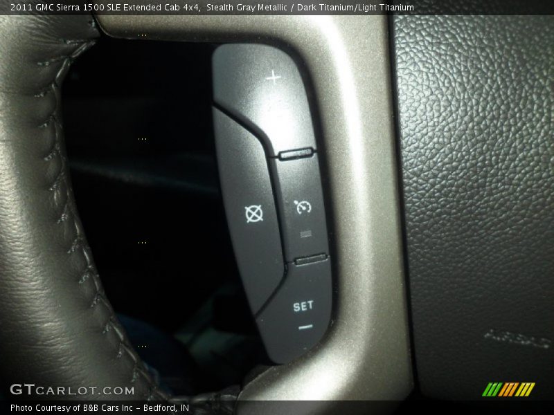 Stealth Gray Metallic / Dark Titanium/Light Titanium 2011 GMC Sierra 1500 SLE Extended Cab 4x4