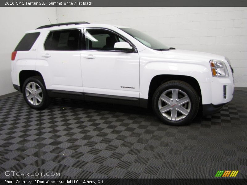 Summit White / Jet Black 2010 GMC Terrain SLE