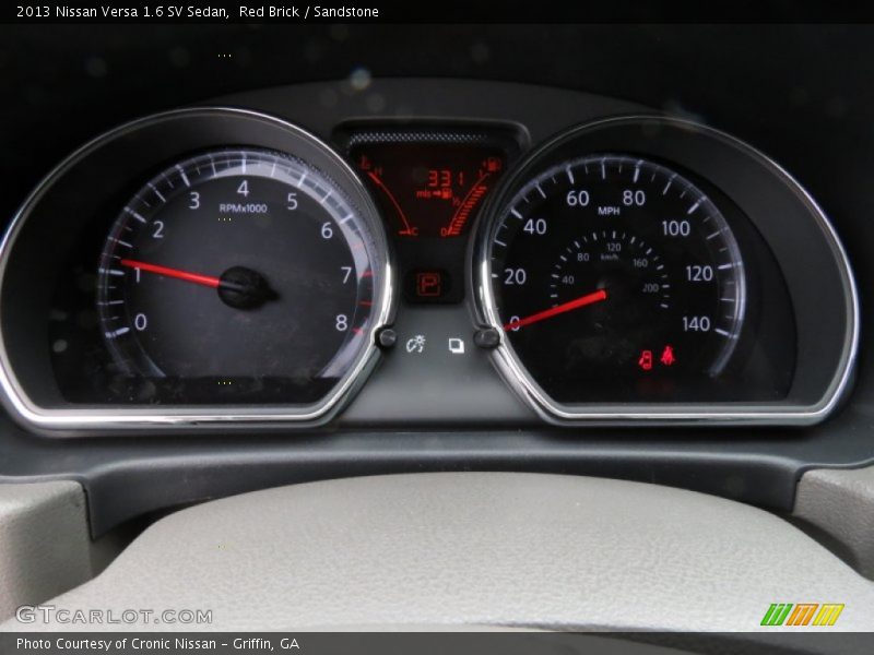 Red Brick / Sandstone 2013 Nissan Versa 1.6 SV Sedan