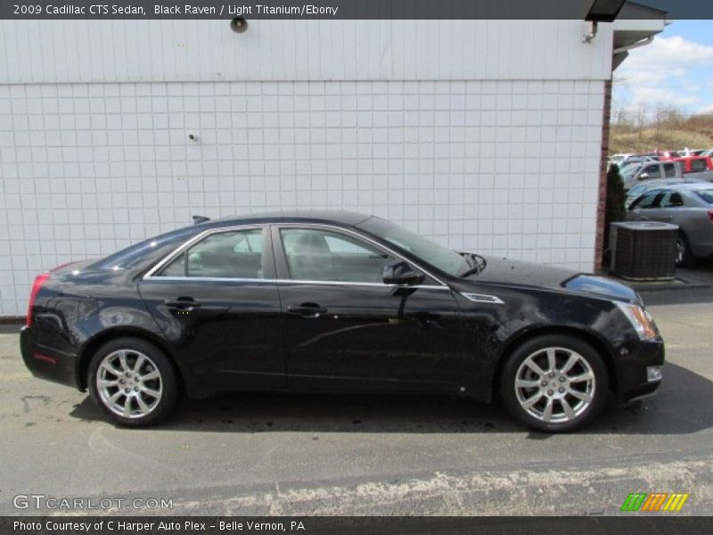 Black Raven / Light Titanium/Ebony 2009 Cadillac CTS Sedan