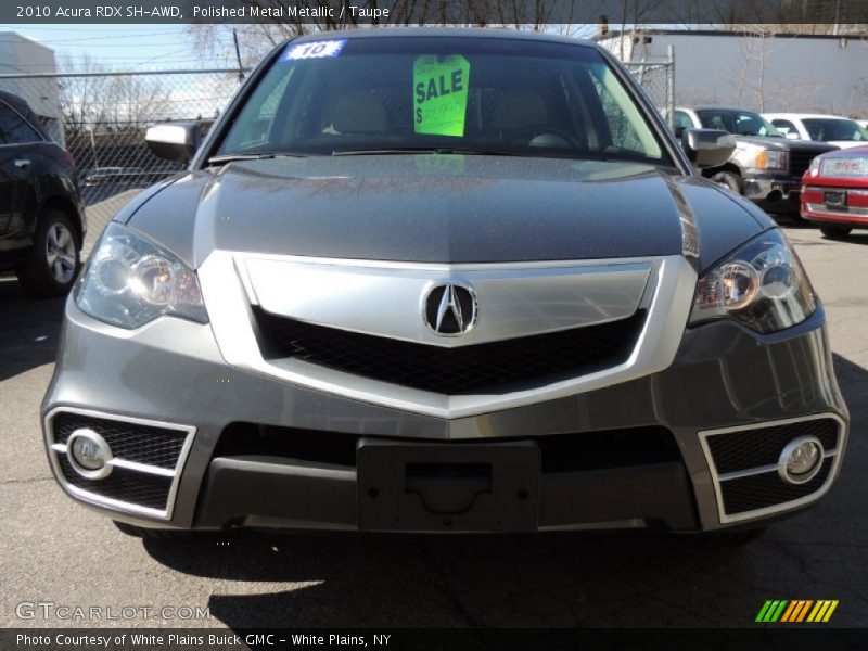 Polished Metal Metallic / Taupe 2010 Acura RDX SH-AWD