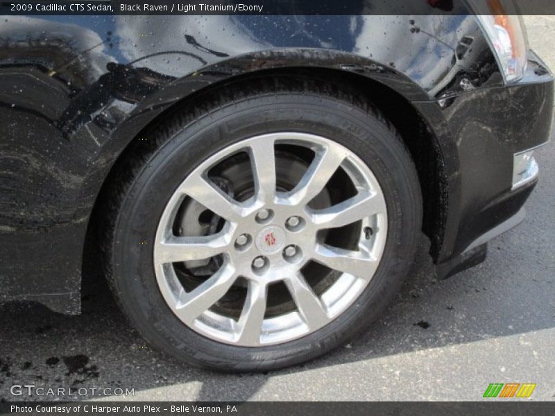 Black Raven / Light Titanium/Ebony 2009 Cadillac CTS Sedan