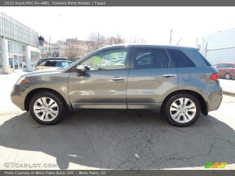 Polished Metal Metallic / Taupe 2010 Acura RDX SH-AWD