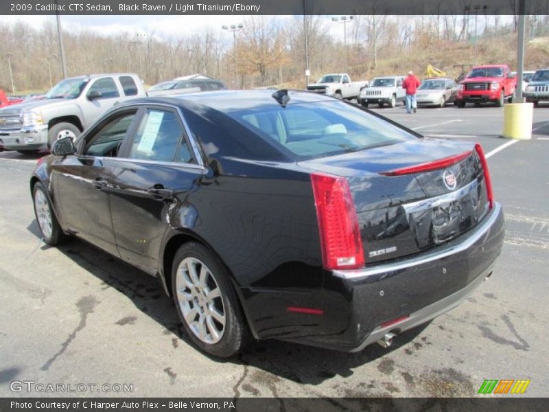 Black Raven / Light Titanium/Ebony 2009 Cadillac CTS Sedan