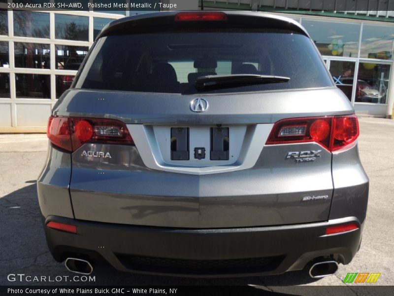 Polished Metal Metallic / Taupe 2010 Acura RDX SH-AWD