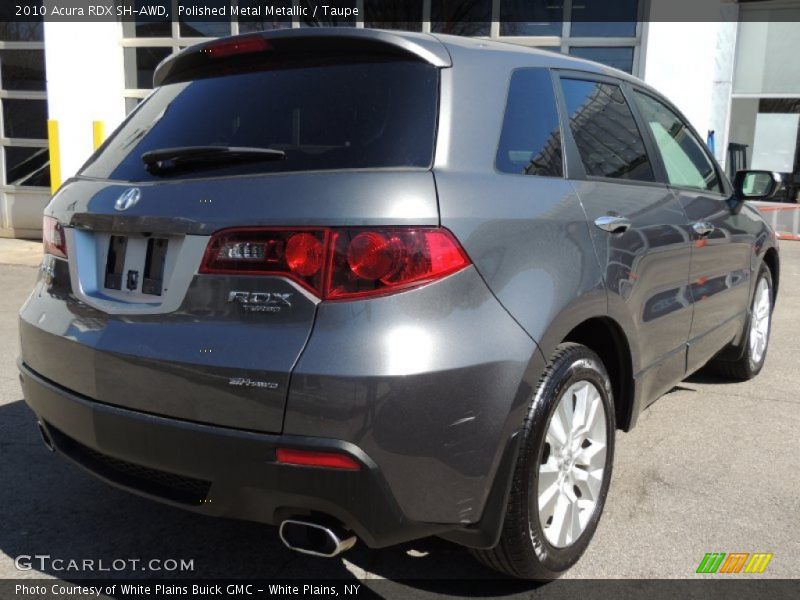 Polished Metal Metallic / Taupe 2010 Acura RDX SH-AWD