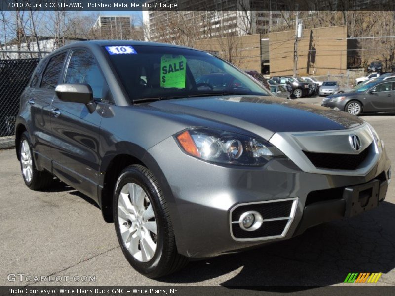 Polished Metal Metallic / Taupe 2010 Acura RDX SH-AWD