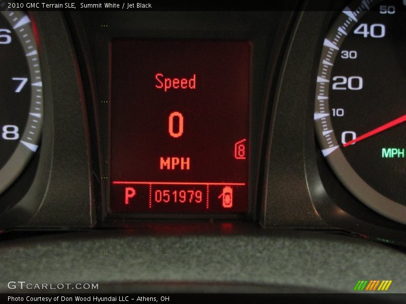 Summit White / Jet Black 2010 GMC Terrain SLE