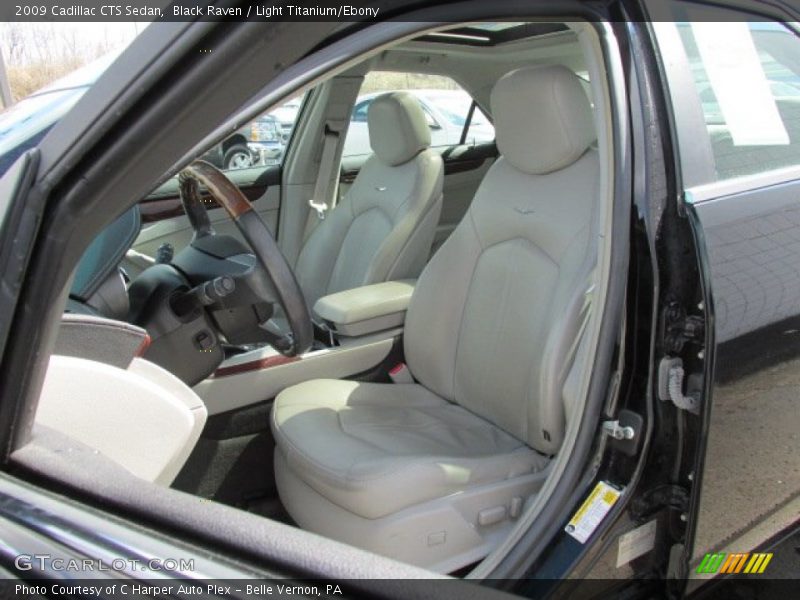 Black Raven / Light Titanium/Ebony 2009 Cadillac CTS Sedan