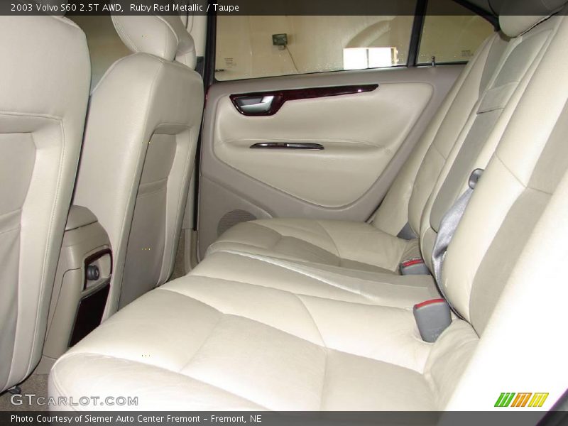 Ruby Red Metallic / Taupe 2003 Volvo S60 2.5T AWD