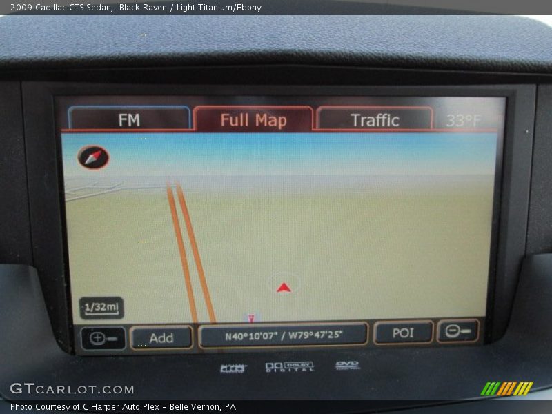 Black Raven / Light Titanium/Ebony 2009 Cadillac CTS Sedan