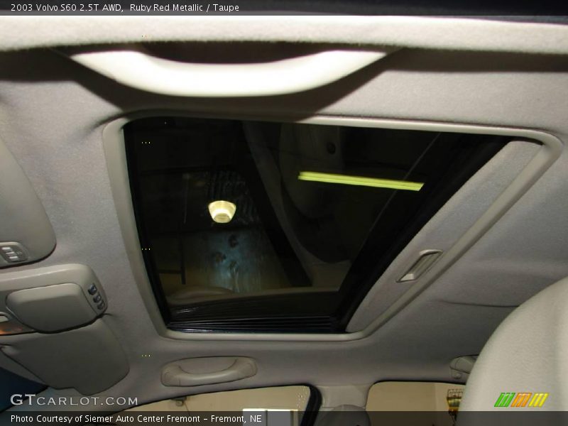 Ruby Red Metallic / Taupe 2003 Volvo S60 2.5T AWD