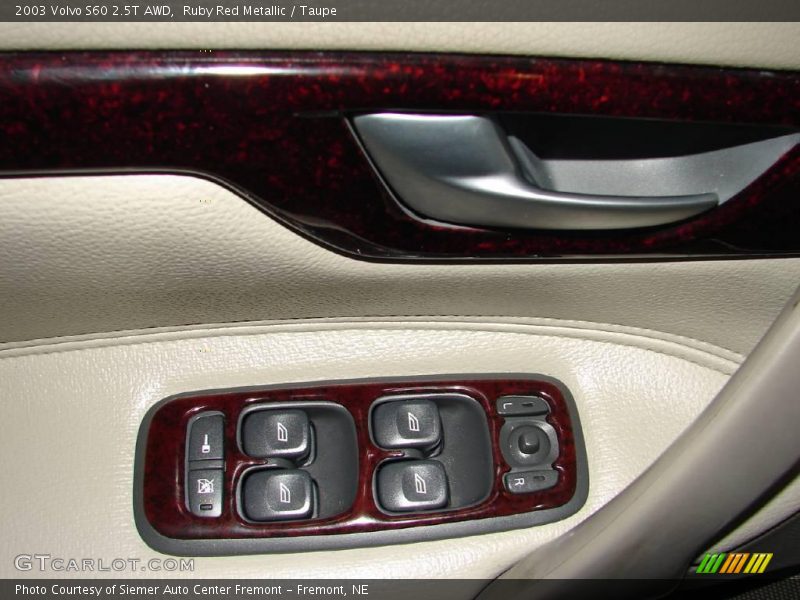 Ruby Red Metallic / Taupe 2003 Volvo S60 2.5T AWD
