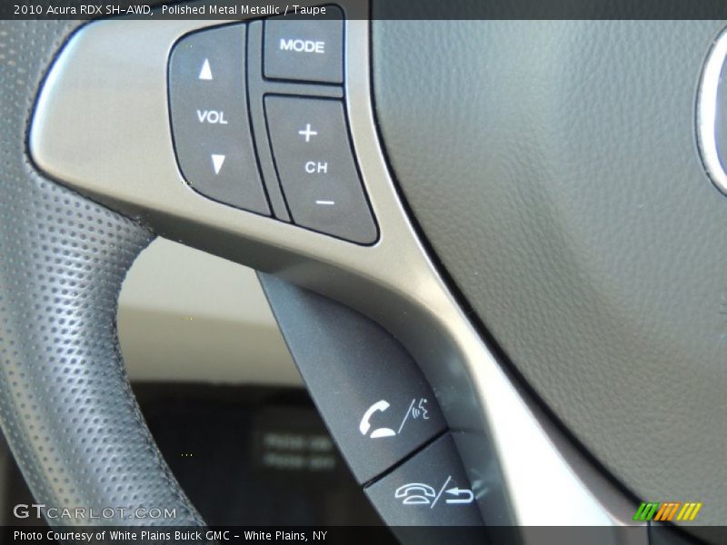 Polished Metal Metallic / Taupe 2010 Acura RDX SH-AWD