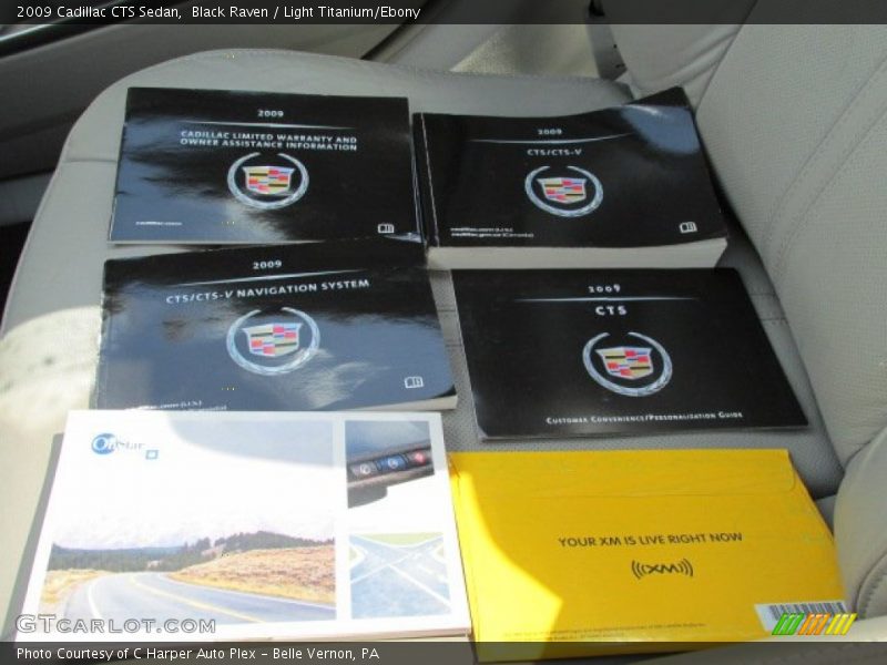 Black Raven / Light Titanium/Ebony 2009 Cadillac CTS Sedan