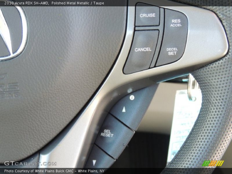 Polished Metal Metallic / Taupe 2010 Acura RDX SH-AWD