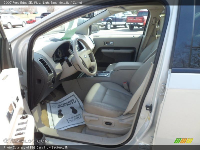 Light Sage Metallic / Camel 2007 Ford Edge SEL Plus