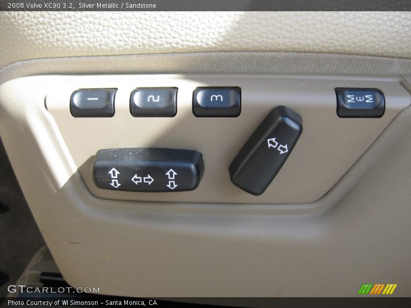Silver Metallic / Sandstone 2008 Volvo XC90 3.2