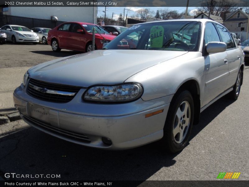 Galaxy Silver Metallic / Gray 2002 Chevrolet Malibu LS Sedan