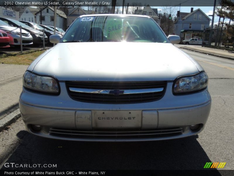 Galaxy Silver Metallic / Gray 2002 Chevrolet Malibu LS Sedan