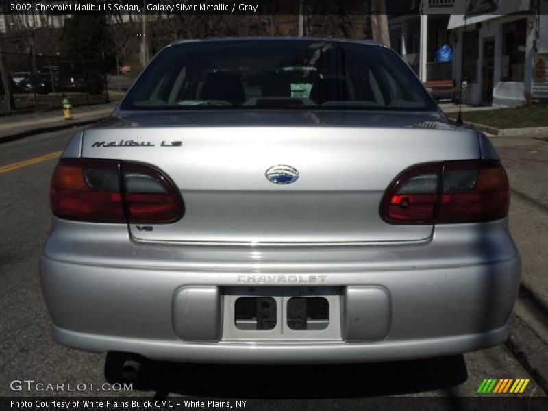 Galaxy Silver Metallic / Gray 2002 Chevrolet Malibu LS Sedan