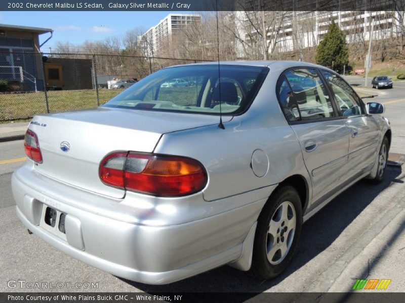 Galaxy Silver Metallic / Gray 2002 Chevrolet Malibu LS Sedan