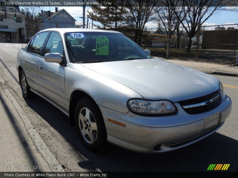 Galaxy Silver Metallic / Gray 2002 Chevrolet Malibu LS Sedan