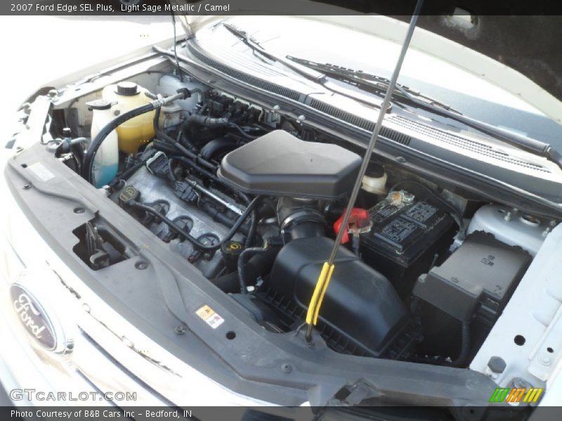 Light Sage Metallic / Camel 2007 Ford Edge SEL Plus