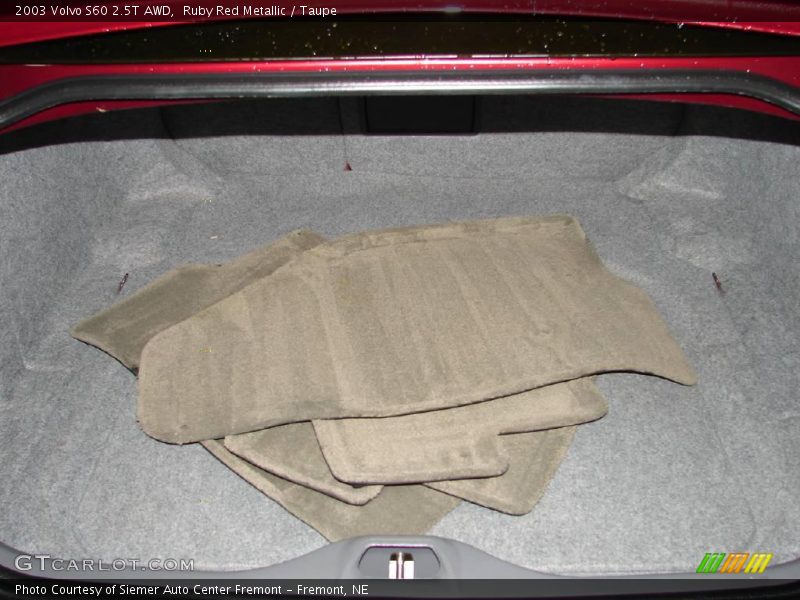 Ruby Red Metallic / Taupe 2003 Volvo S60 2.5T AWD