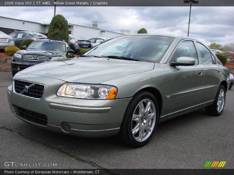 Willow Green Metallic / Graphite 2006 Volvo S60 2.5T AWD