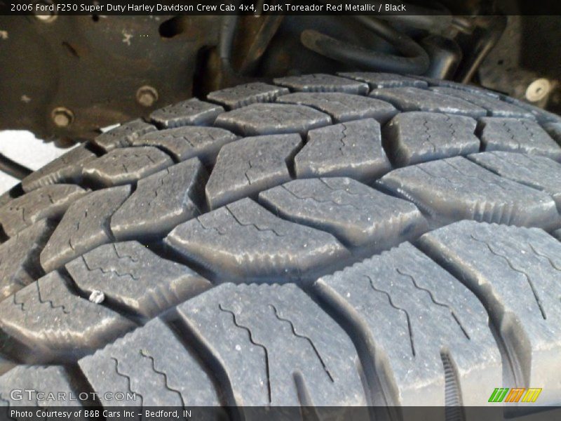 Dark Toreador Red Metallic / Black 2006 Ford F250 Super Duty Harley Davidson Crew Cab 4x4