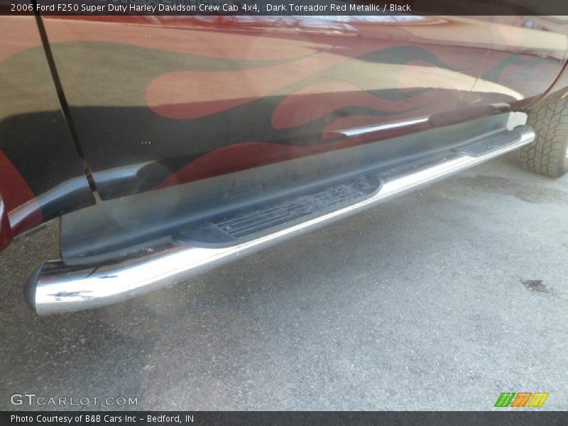 Dark Toreador Red Metallic / Black 2006 Ford F250 Super Duty Harley Davidson Crew Cab 4x4