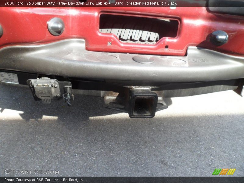 Dark Toreador Red Metallic / Black 2006 Ford F250 Super Duty Harley Davidson Crew Cab 4x4
