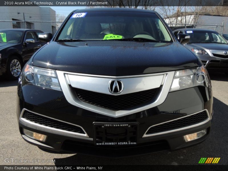 Crystal Black Pearl / Parchment 2010 Acura MDX Technology